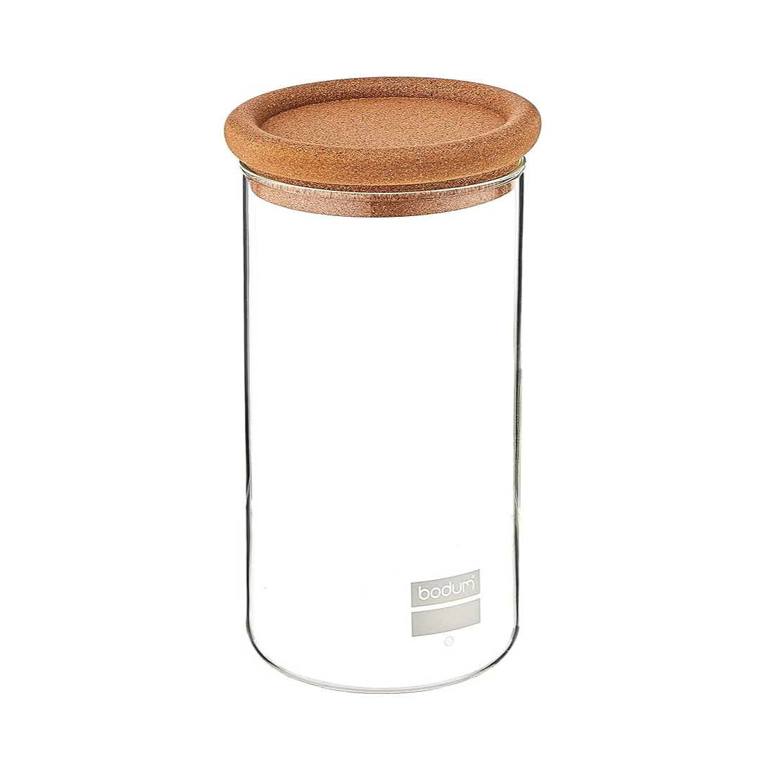 BODUM Yohki  Storage Jar (Body: Heat-Resistant Glass, Lid: Cork)