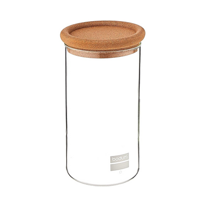 BODUM Yohki  Storage Jar (Body: Heat-Resistant Glass, Lid: Cork)