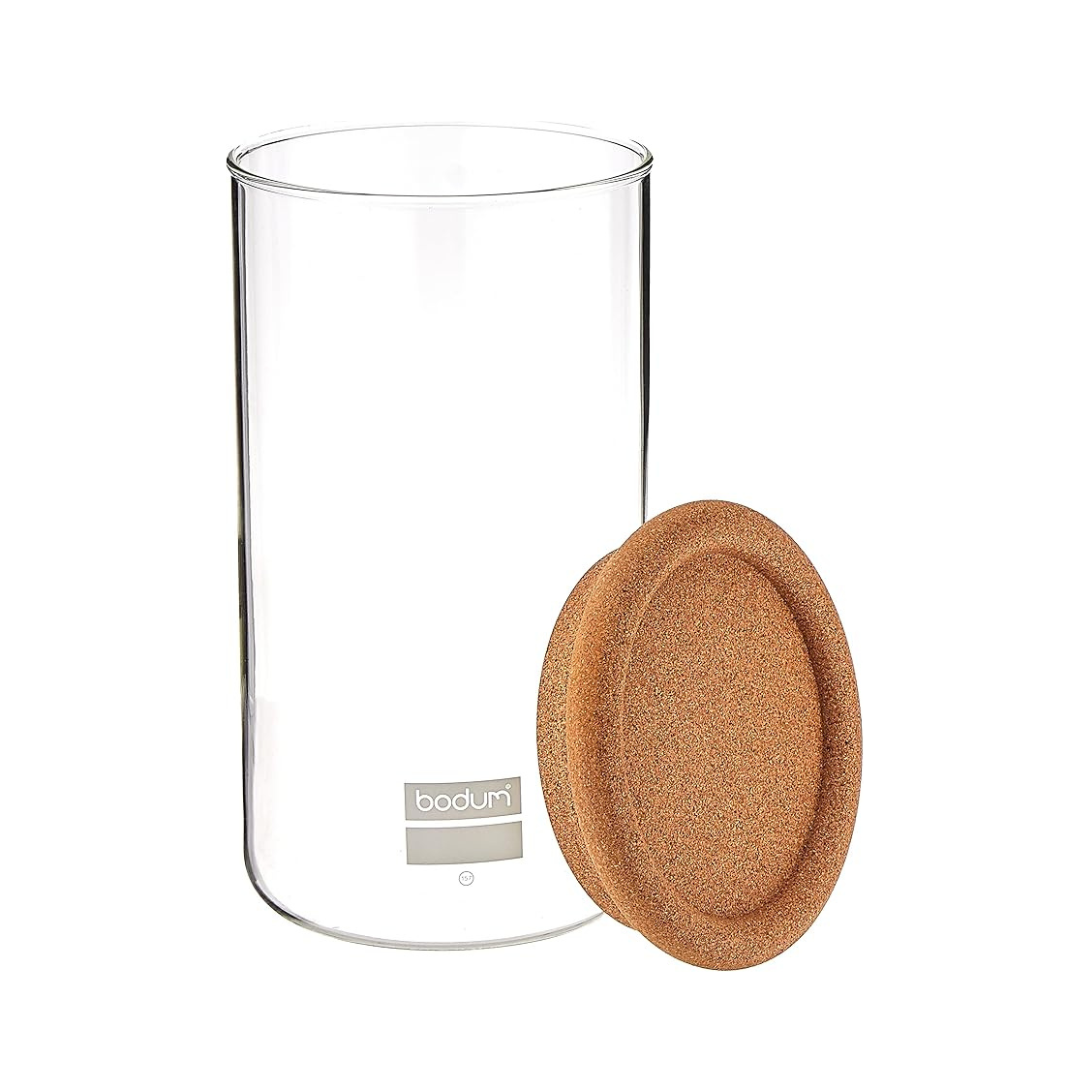 BODUM Yohki  Storage Jar (Body: Heat-Resistant Glass, Lid: Cork)