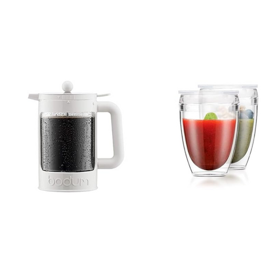 BODUM Iced Coffee Set White