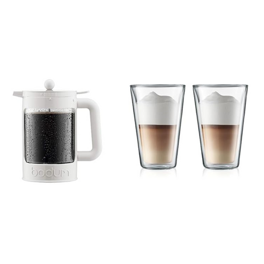 BODUM Iced Coffee Set White