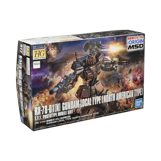 Bandai Spirits HG 1/144 Gundam Local Type (North American Type) "Mobile Suit Gundam The Origin MSD Cucuruz Doan's Island"