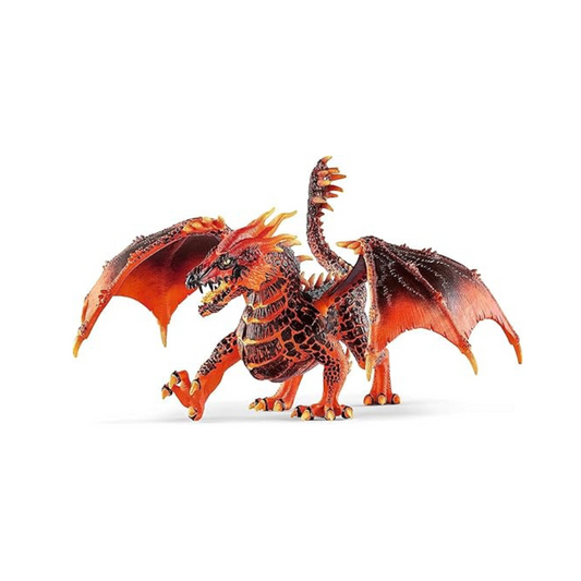 Schleich Lava Dragon Figurine Toy, Multicolor