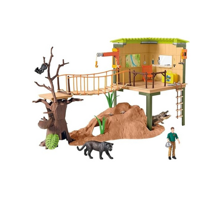Schleich - 42507 Ranger Adventure Station, Multi Color