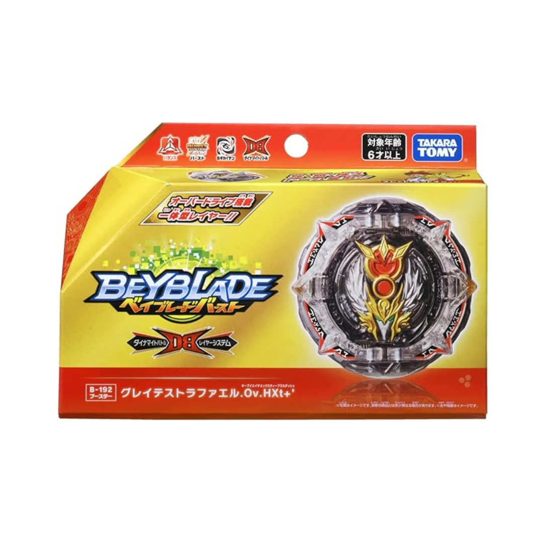 Tomy Takara Beyblade Burst B-192 Booster Gretestrafael .Ov.Hxt+' For Kids, Pack Of 1