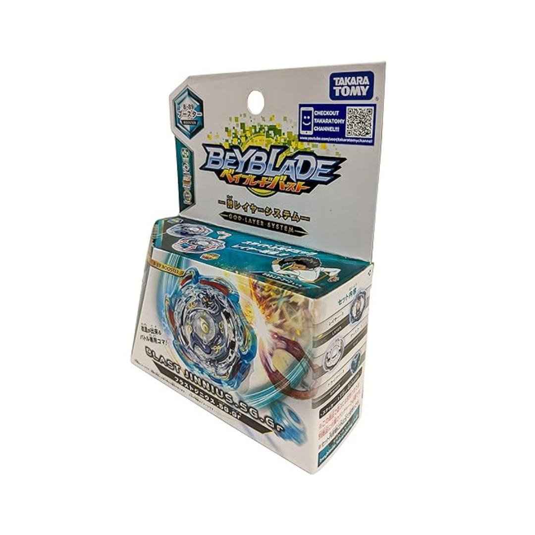 Beyblade Takara Tomy Burst Booster Blast Jenius.5G.Gr Spinning Top For Kids (B-89, Multicolour)