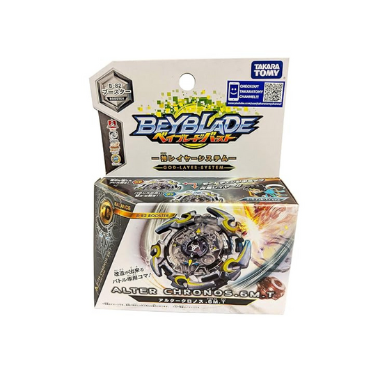 Beyblade Takara Tomy Burst B-82 Booster Alta Chronos.6M.T Spinning Top - Multi Color