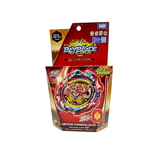 Takara Tomy Burst B 117 Starter Revive Phoenix 10 Fr Beyblade For Kids (Multicolour)|Pack of 1