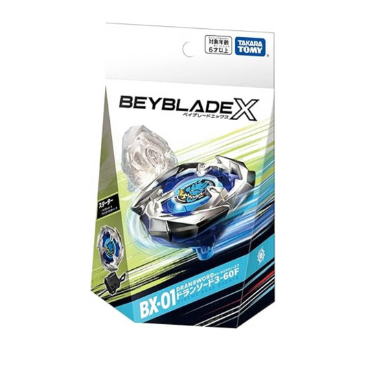Takara Tomy Beyblade X BX-01 Starter, Dran Sword, 3-60F