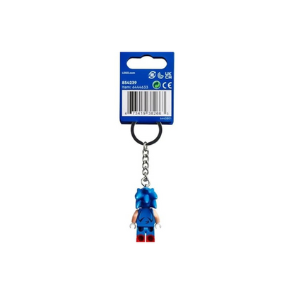 LEGO Key Chain Sonic the Hedgehog Minifigure Keyring Keychain Blue 6-854239, blue