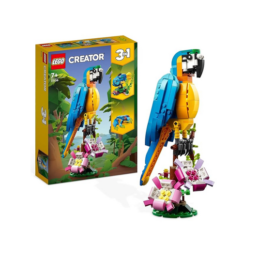 LEGO Creator Exotic Parrot 31136 Building Toy Set (253 Pieces)