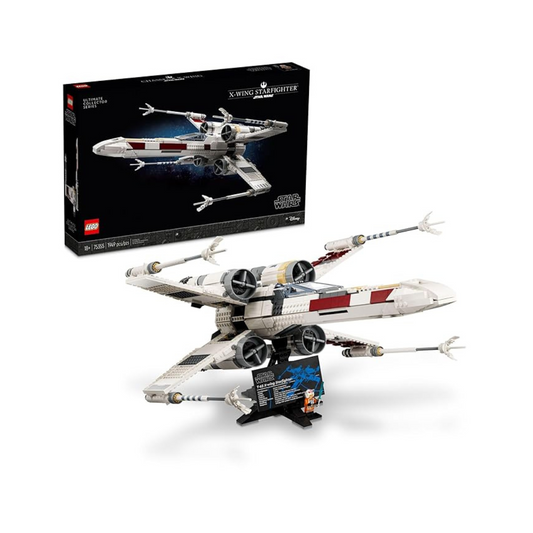 LEGO Star Wars Ultimate Collector Series X-Wing Starfighter Building Set for Adults, Star Wars Collectible for Build and Display with Luke Skywalker Minifigure, Fun Gift Idea for Star Wars Fans, 75355