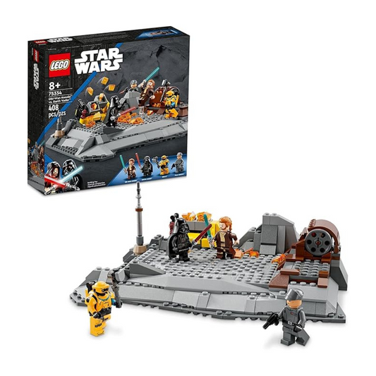 Lego Star Wars Disney Plus Obi-Wan Kenobi Vs. Darth Vader 75334 Building Toy Set For Kids, Boys, And Girls Ages 8+; Birthday Idea (408 Pieces)