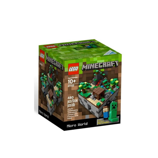LEGO Toy, Game Dimensional Minecraft 21102, Fantastic Structures & Essential Creative Play Building Blocks Multicolor