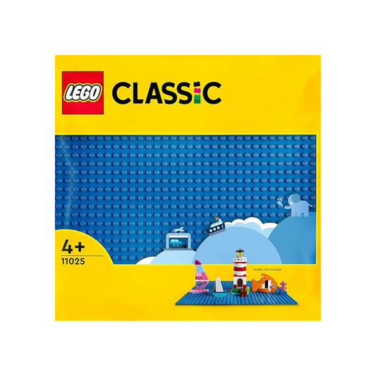 LEGO Classic Blue Baseplate 11025 Building Kit for Kids (1 Piece)