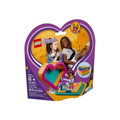 LEGO Friends Andrea's Heart Box Building Blocks for Girls (84 Pcs) 41354