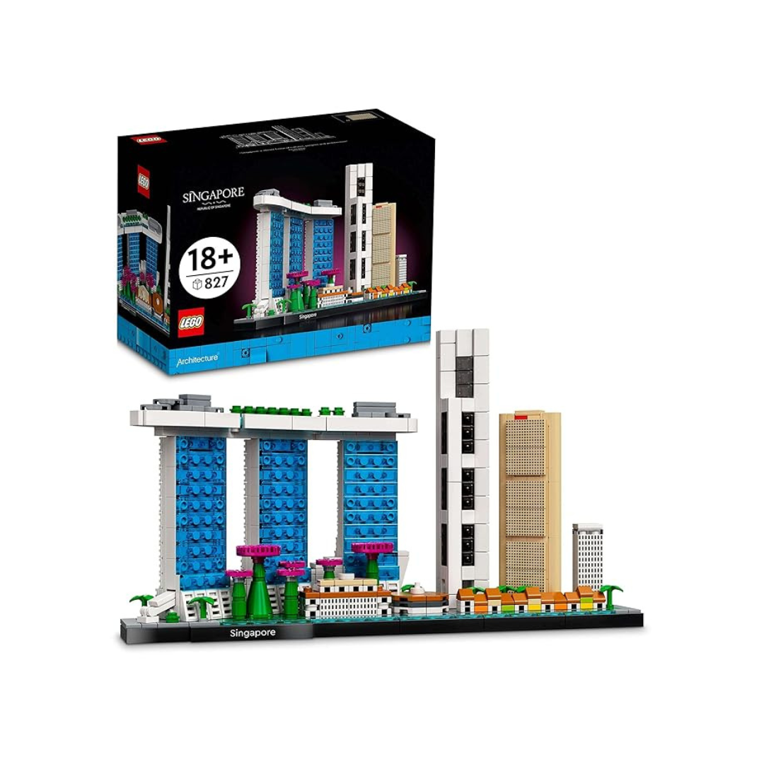 LEGO Architecture Skyline Collection: Singapore 21057 Building Kit (827 Pieces)