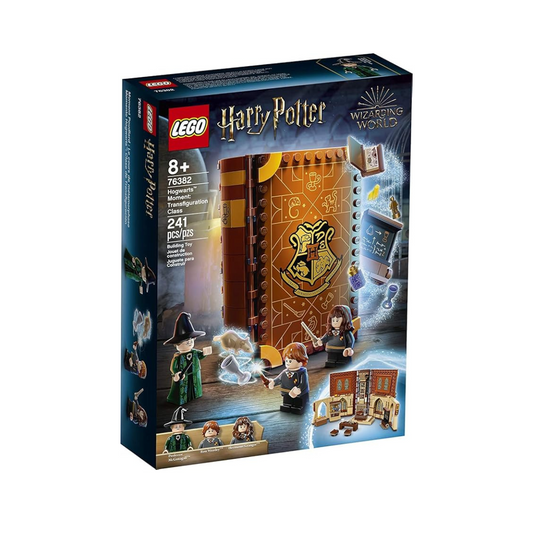 Lego Harry Potter Hogwarts Moment: Transfiguration Class 76382 Professor Mcgonagall Room; Collectible Playset, New 2021 (Multicolor) -240 Pieces