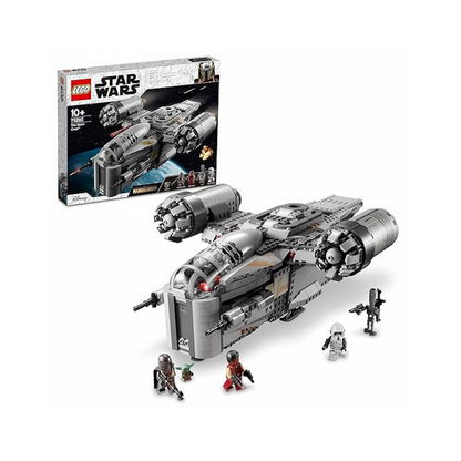 LEGO 75292 Star Wars The Bounty Hunter's Ship, Space Toy, 2 Figurines, The Mandalorian, Baby Yoda, Gift Boys and Girls From 10-12 Years Old