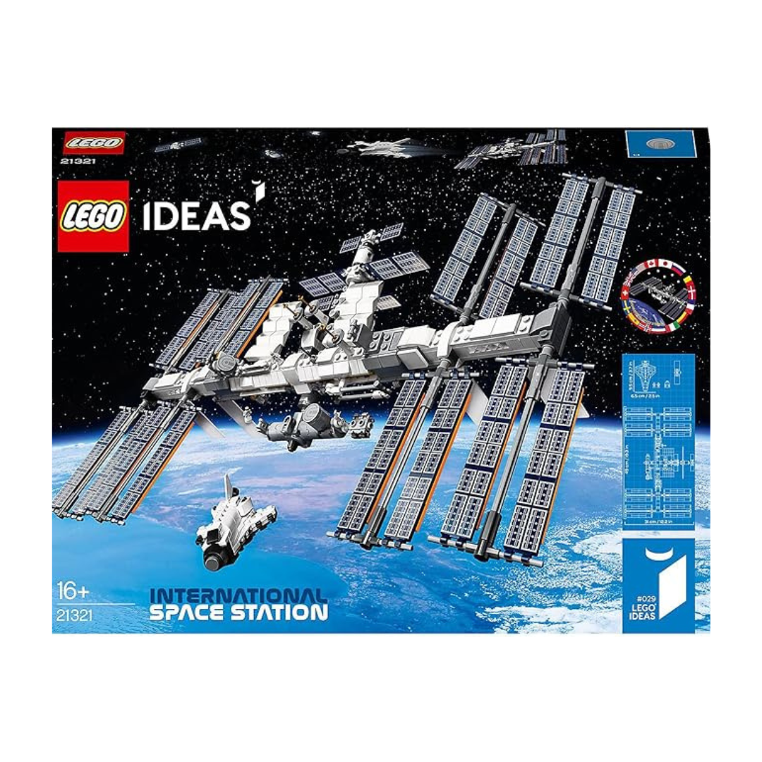 LEGO Ideas International Space Station 21321 Building Kit for Display (864 Pcs),Multicolor