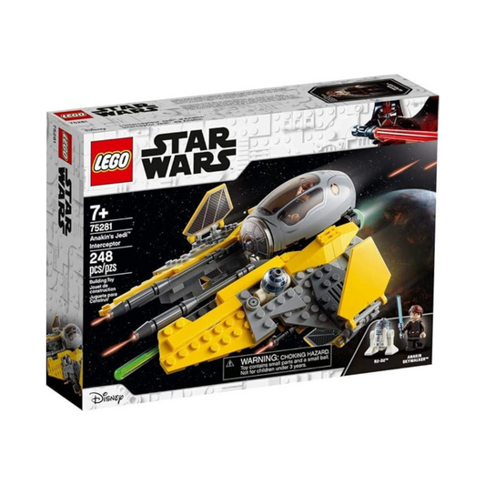 LEGO 75281 Building Block Anakin's Jedi Interceptor,Multicolor