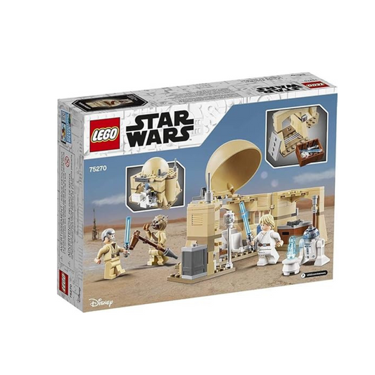 LEGO 75270 Star Wars OBI-Wan’s Hut Building Set with Princess Leia Hologram, A New Hope Movie Series