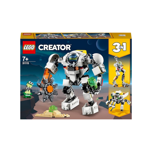 LEGO Space Mining Mech Building Blocks for 7 Years and Above, Multicolor (327 Pieces)