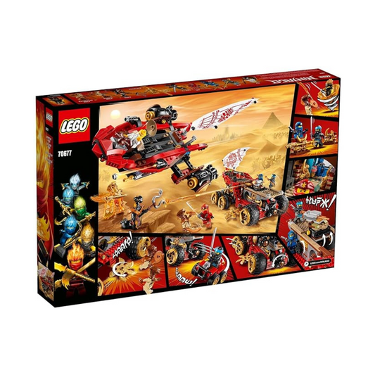 LEGO Ninjago Land Bounty 70677 Toy Truck Building Set with Ninja Minifigures, Popular Action Toy with Two Toy Vehicles and Toy Ninja Weapons for Creative Play (1,178 Pieces)