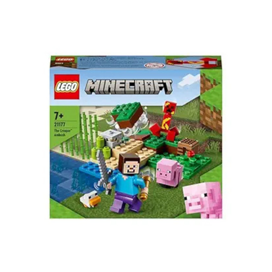LEGO Minecraft The Creeper Ambush 21177 Building Kit (72 Pieces), Multi Color