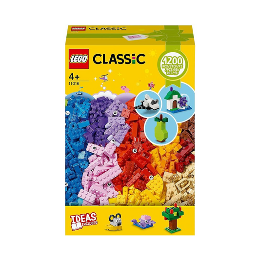 LEGO 11016 Classic Creative Building Block Bricks Box Large Set With Space Shuttle For Preschool Kids 4+,Multicolor