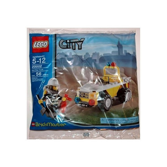 LEGO City Mini Figure Set #20002 4x4 Fire Truck Bagged