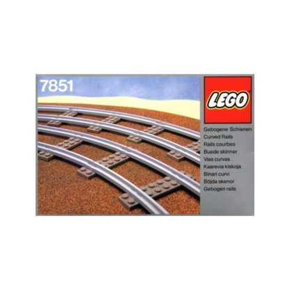 Lego #7851 4.5v Curved Gray Track