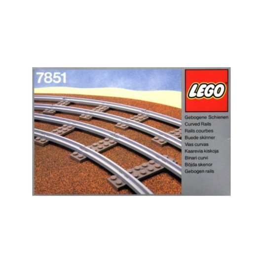 Lego #7851 4.5v Curved Gray Track