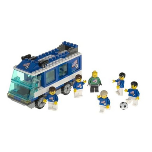 Lego 3406 Soccer Team Transport Bus