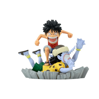 Banpresto One Piece World Collectible Figure, Log Stories Luffy vs Aaron One Piece Log Story Monkey D. Luffy vs Arlong Bandai Spirits World Collectible Figure