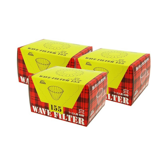 Kalita Coffee Paper Filter, Wave Filter, For 1 to 2 People, 150 Sheets
