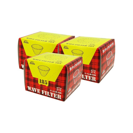 Kalita Coffee Paper Filter Wave Filter for 2 to 4 People, 150 Sheets