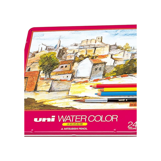 Uni Mitsubishi Pencil Watercolor Pencil Uni Watercolor 24 Colors UWC24C