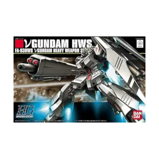 BANDAI SPIRITS HGUC Mobile Suit Gundam Char's Counter Attack ν Gundam (Heavy Weapon System-Equipped) 1/144 Scale Color-Coded pre-Plastic Model