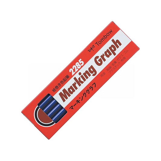 Tombow Pencil Colored Pencils, Paper Roll, Marking Graph, Indigo, 1 Dozen, 2285-17
