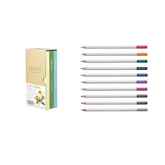 TOMBOW Pencil, Colored Pencil, Color Dictionary 1st Collection, 30 Colors, CI-RTA + Tombow Pencil, Color Dictionary, 10 New Colors Set CI-REX10CAZ