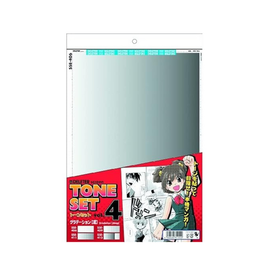 Deriita Manga Screen Tone Set Vol.4 Gradation is dark