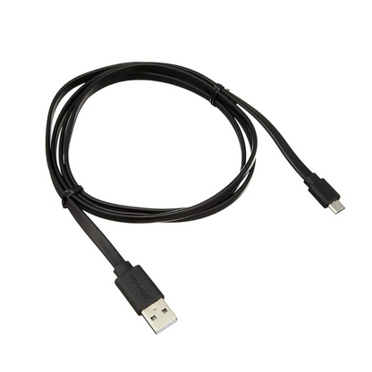 Verbatim 64754 Barbitum Micro USB Cable, 47.2 x 7.9 inches (120 + 20 cm), Black