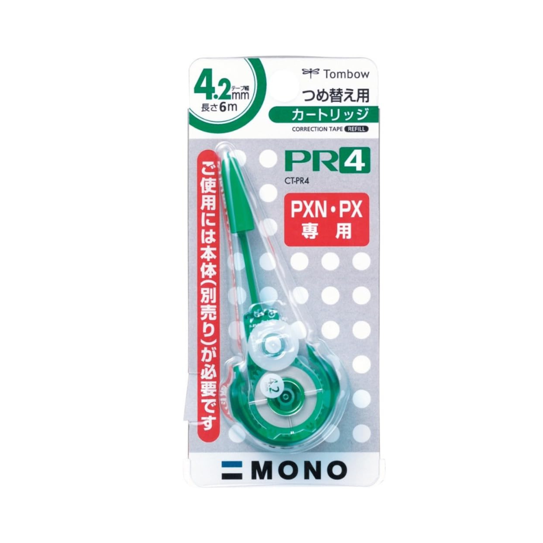 Tombow Pencil Correction Tape Mono PXN Cartridge PR4 10pcs CT-PR4-10P