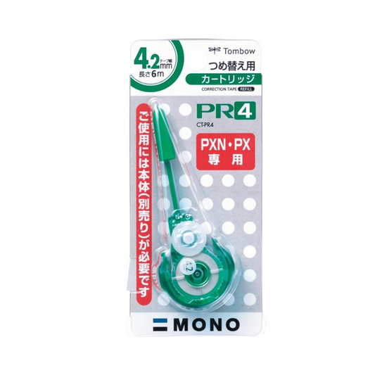 Tombow Pencil Correction Tape Mono PXN Cartridge PR4 10pcs CT-PR4-10P