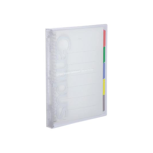 KOKUYO RU-P333NT Loose Leaf Binder, Campus B5, 26 Holes, Up to 100 Sheets, Transparent, Slide-Style Binder