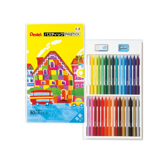 Pentel Crayon Colored Pencils Pastique GC1-30D 30 Colors