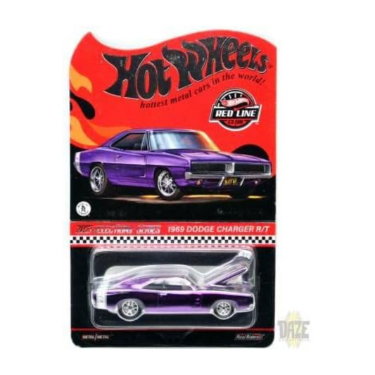 Hot Wheels 1:64 Scale Redline Club Selections - 1969 Dodge Charger R/T