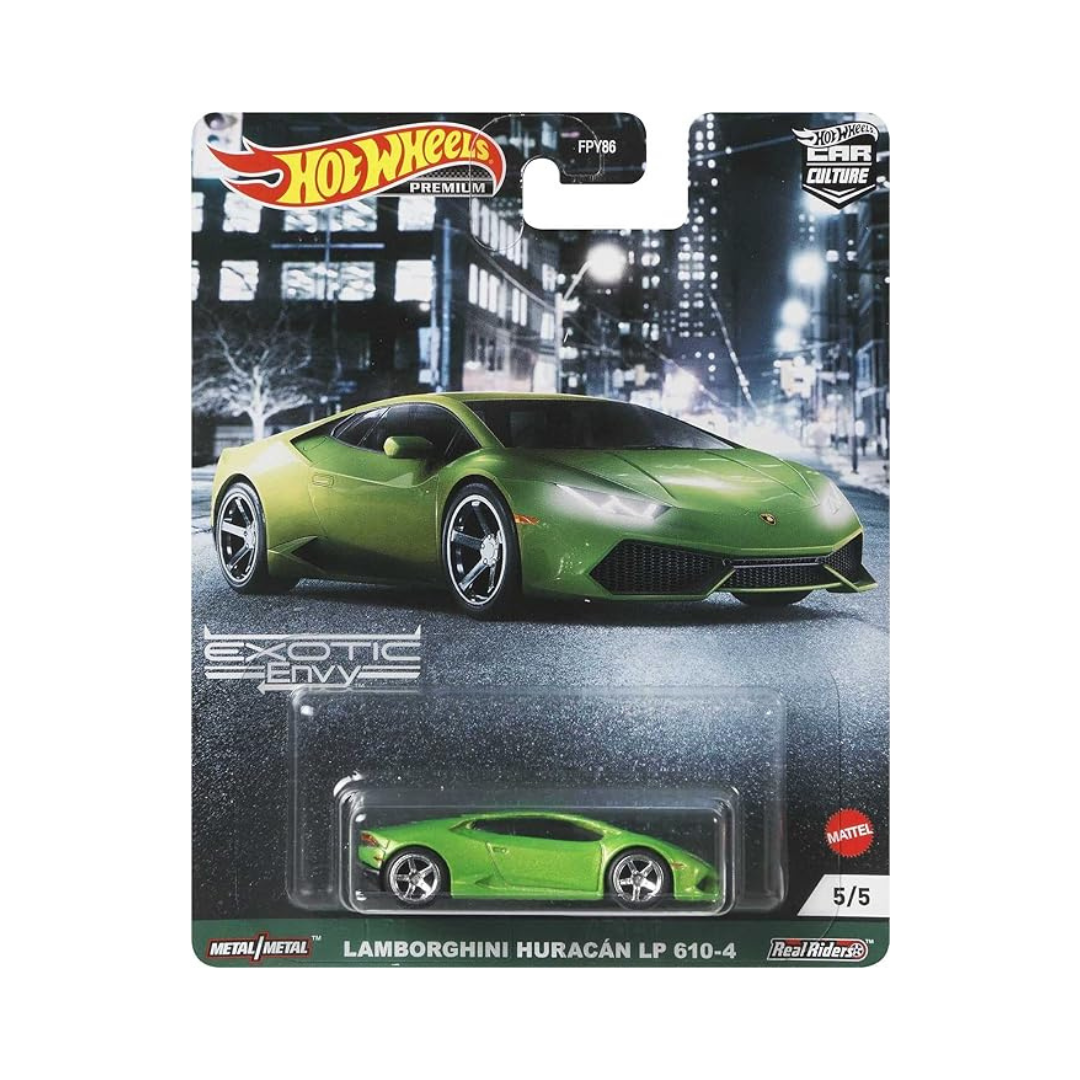 Hot Wheels Car Culture Exotic Envy Lamborghini Huracan LP 610-4 GRJ74
