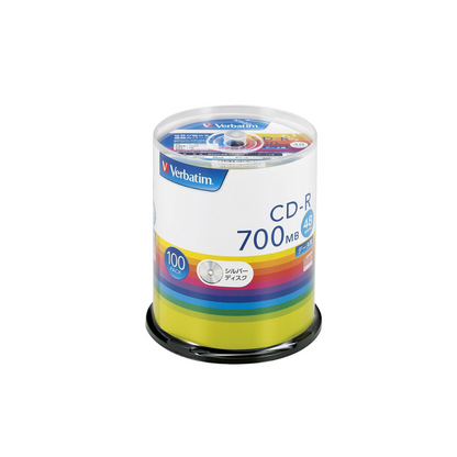Verbatim SR80FC100SV1 Single Record CD-R 700MB 100 Sheets Silver Disc 48X